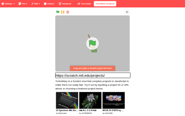 scratch-gui home page