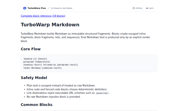 turbowarp-markdown home page